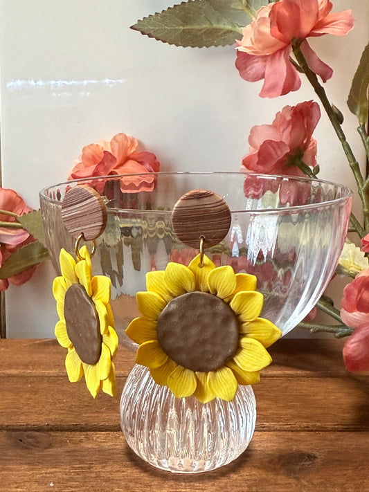Sunflower Large Dangles